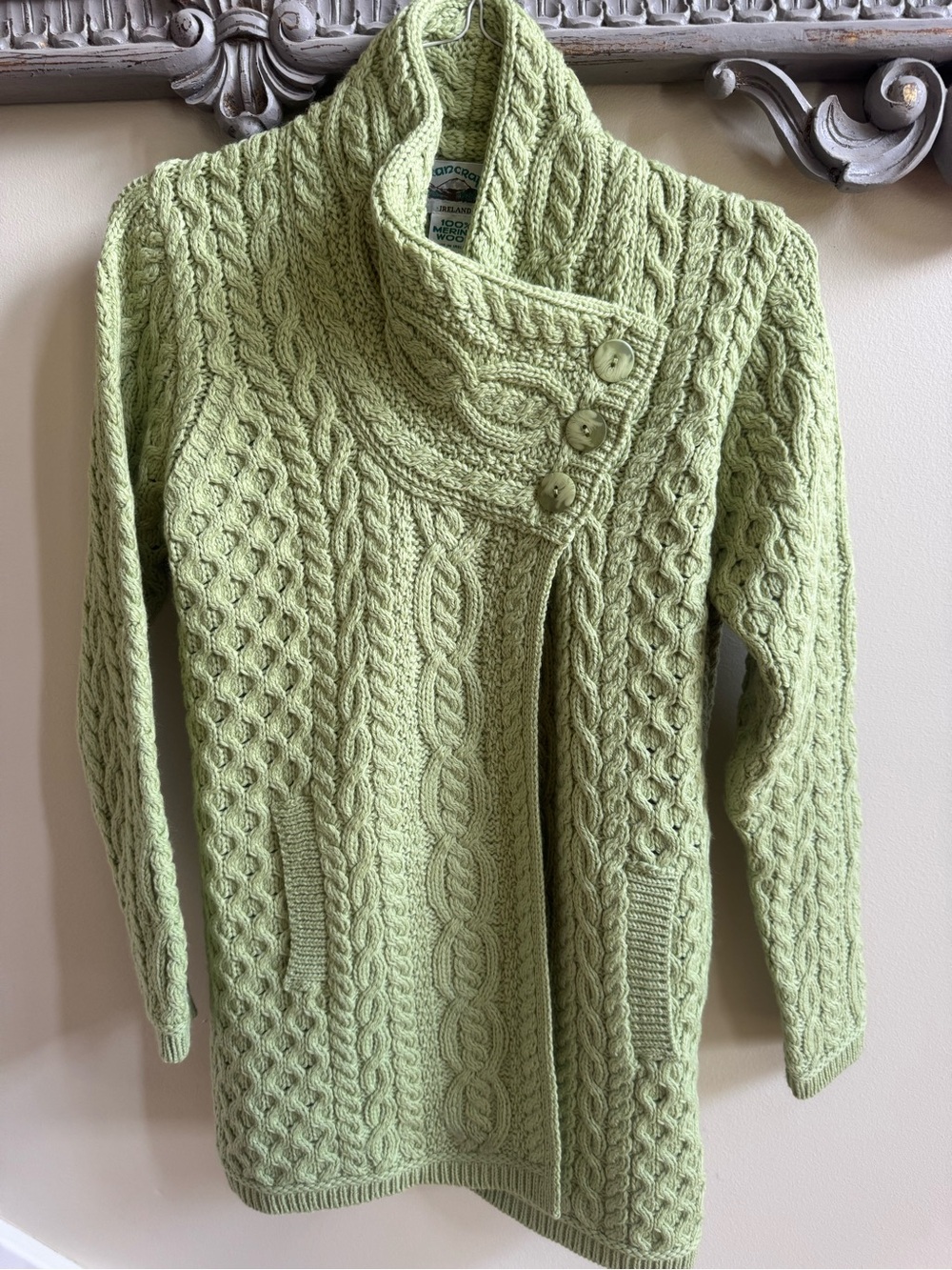 Aran Crafts merino wool sweater